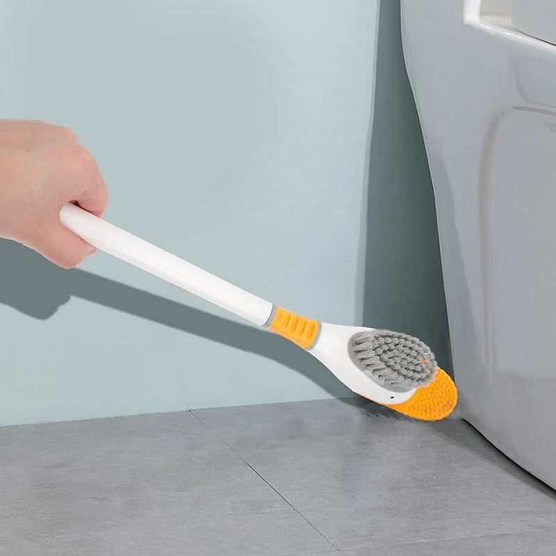 Wall Mounted Diving Duck Style Toilet Cleaning Brush with Base