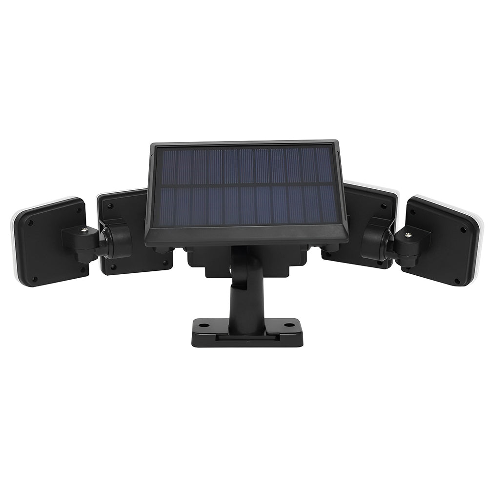 LUMIRO Solar Security Light with Adjustable Head and Motion Sensor - Waterproof Outdoor Wall Light