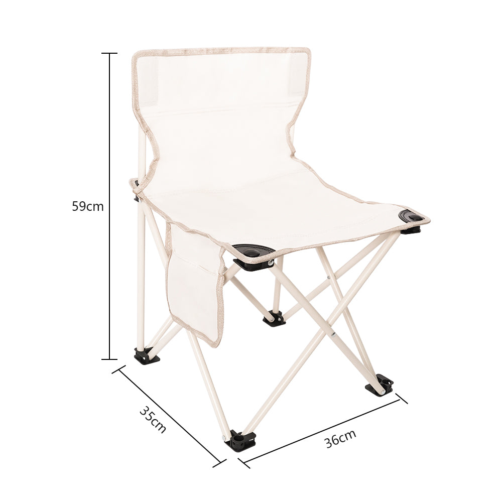 HYPERANGER Folding Camping Stool Outdoor Chair With Handbag