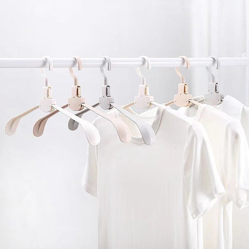 Pack of 10 Retractable Minimalist Design Laundry Hangers