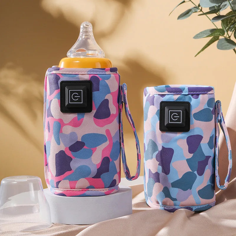 3 Temperature Insulated Milk Baby Bottle Warmer- USB Plugged-in