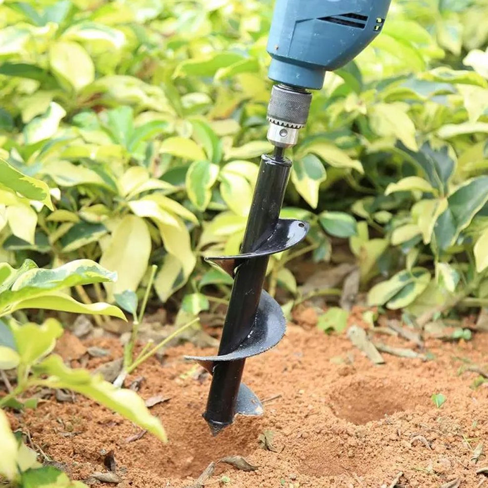 Planter Garden Auger Spiral Drill Planting Hole Soil Digger