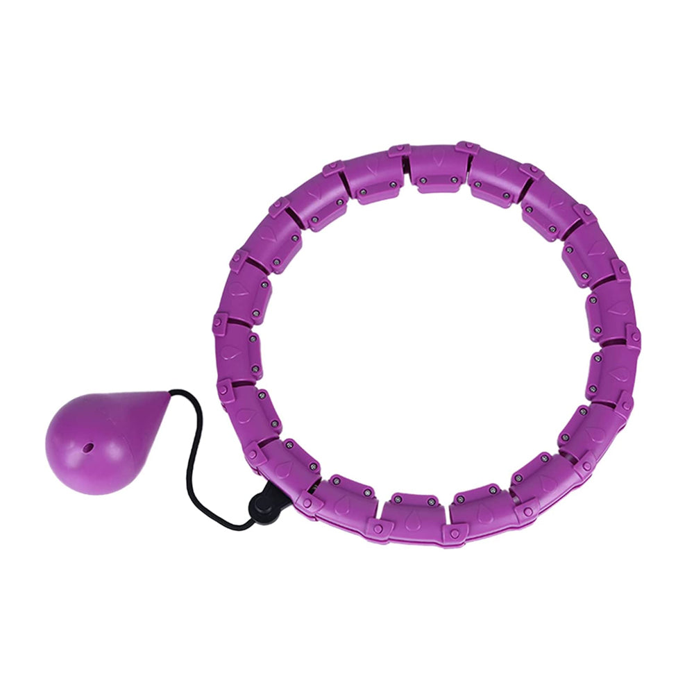 24 Knots Fitness Smart Hula Hoop Detachable Weighted Hoops