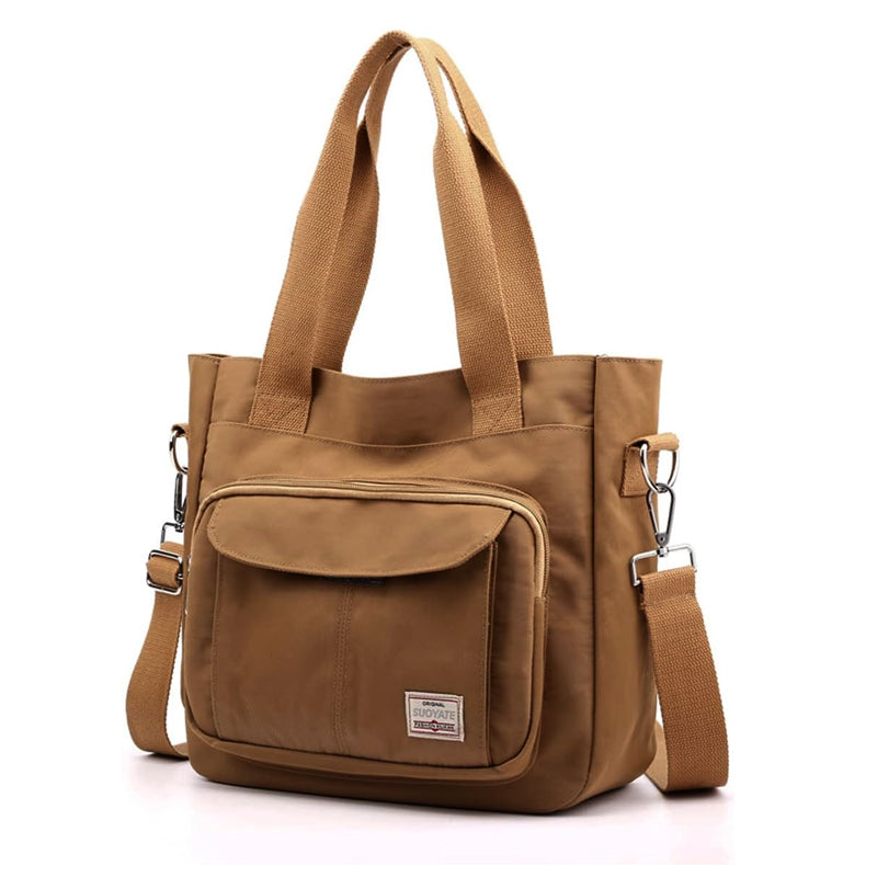 Large Capacity Multi-Compartment Women's Everyday Crossbody Messenger Handbag