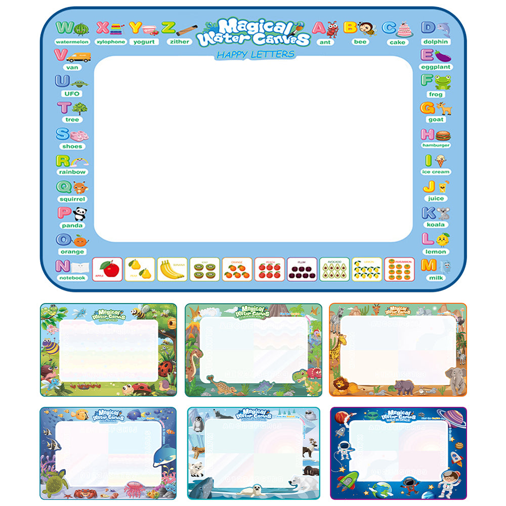 Reusable Mess Free Aqua Magic Doodle Mat Educational Toy for Kids