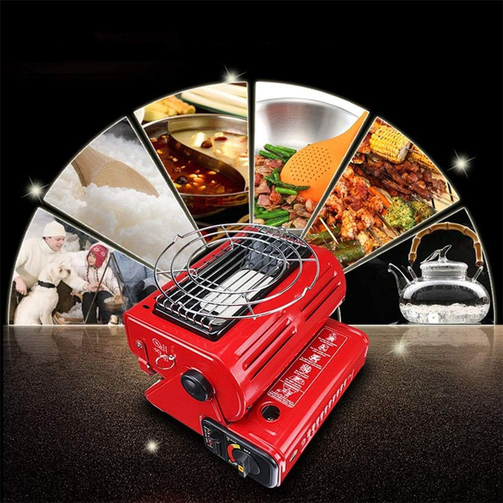 Portable 2-in-1 Camping Space Heater with Handle for Camping and Fishing