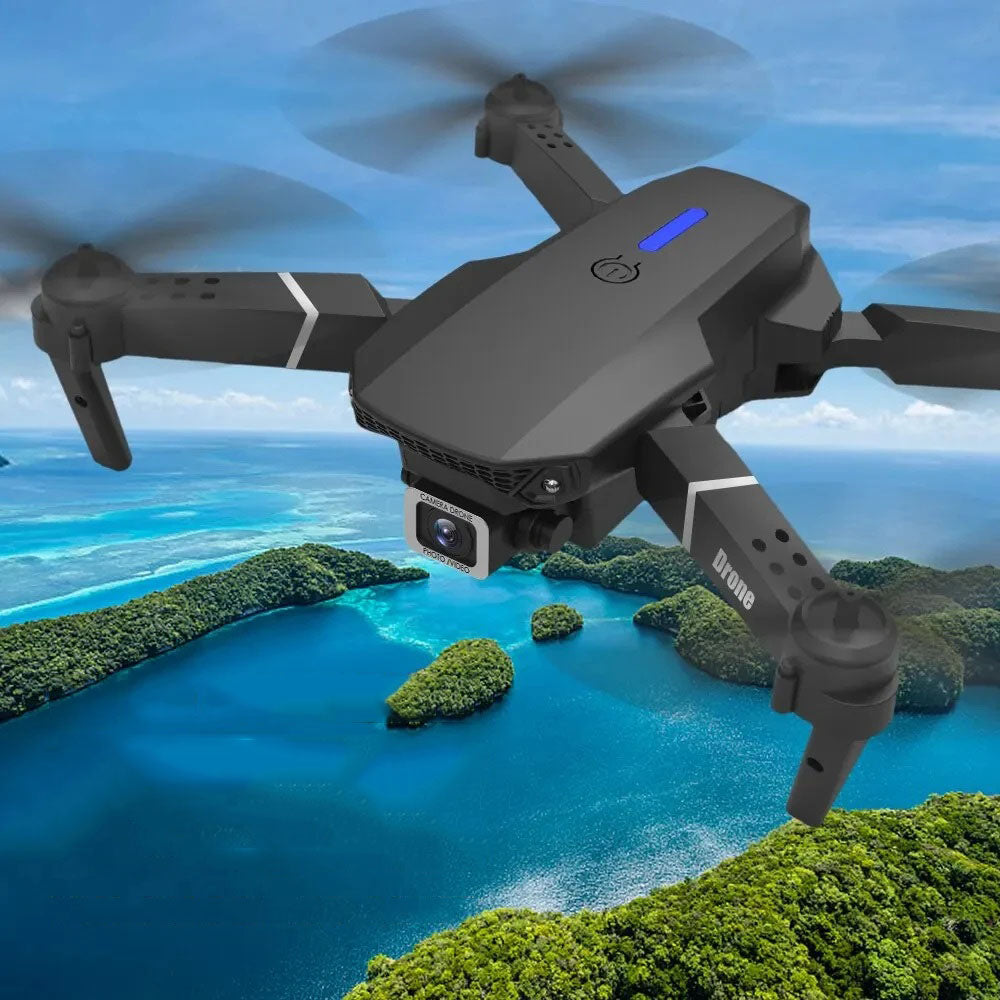 1080P Wide Angle Dual HD Foldable E88Pro 4K RC Drone
