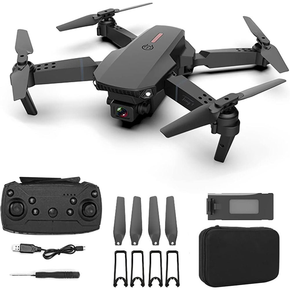 1080P Wide Angle Dual HD Foldable E88Pro 4K RC Drone