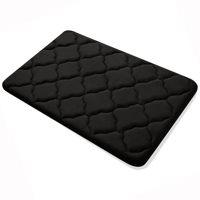 Coral Velvet Bedroom Sponge Carpet Anti-slip Bath Mat