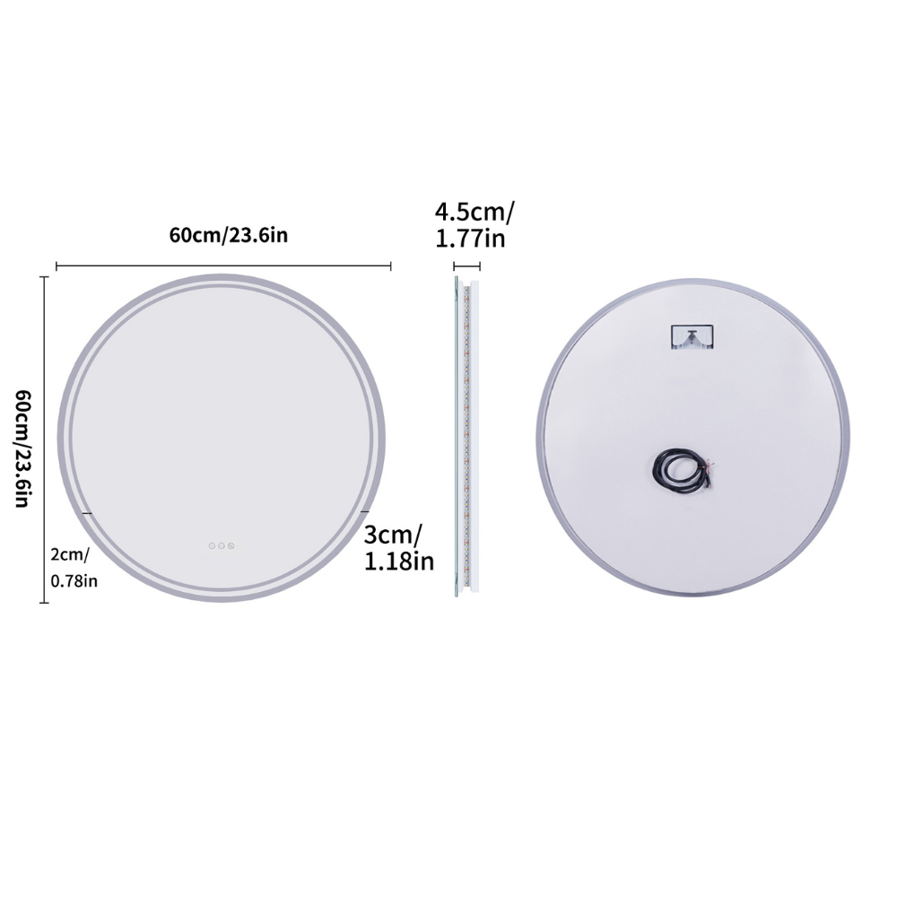 Smart Round Bathroom Mirror
