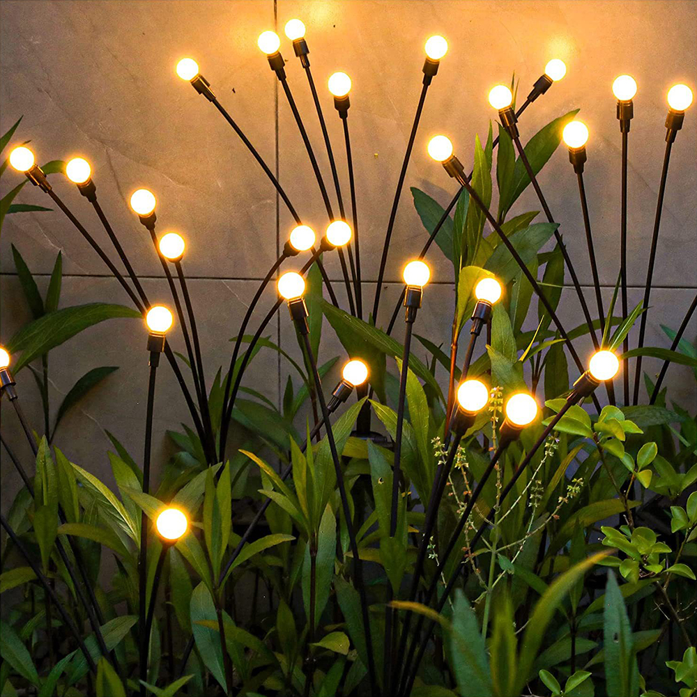 6/8/10 LED Solar Powered Firework Firefly Lights