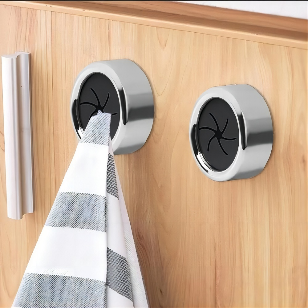 Wall Mounted Bathroom Organizers Self Adhesive Towel Hooks