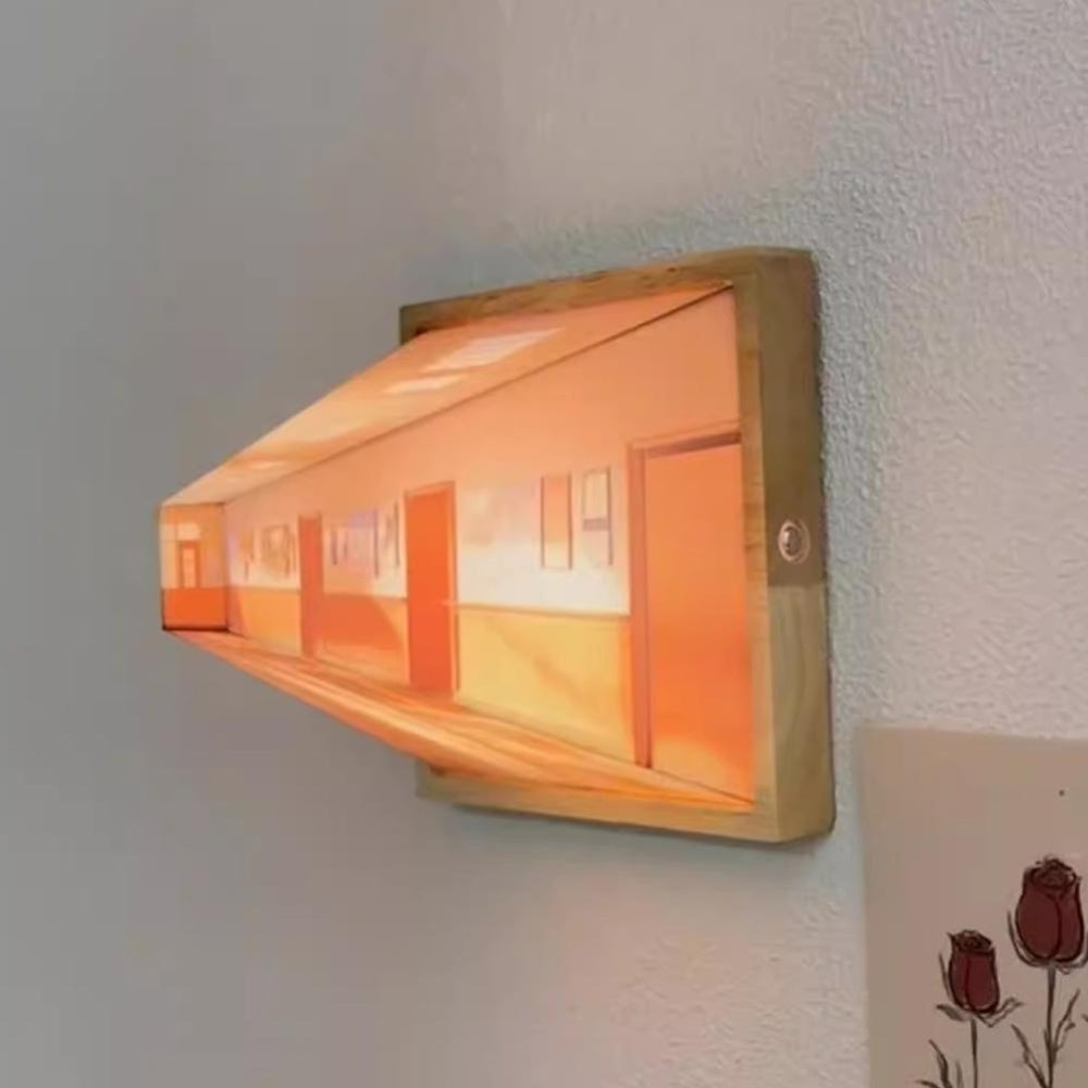 Modern LED Wall Lamp For Bedroom Living Hall Room 3D Wall Lamp