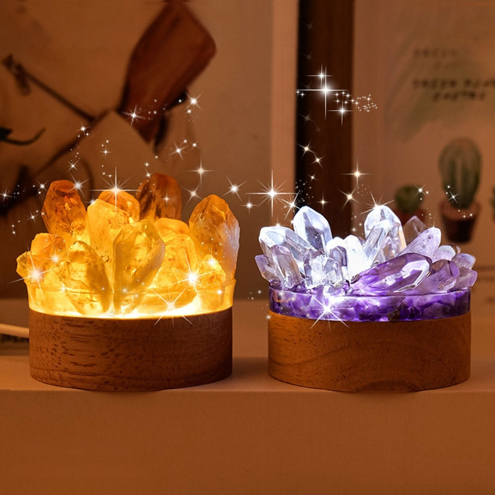 Natural Crystal Lamp Home Decoration Mineral Specimen Collection