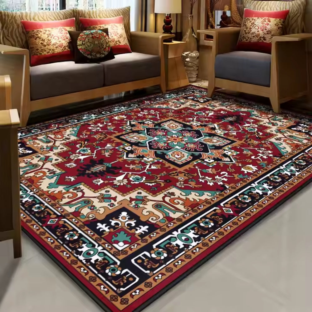 Stylish Non-Slip Floor Rug for Cozy Living Rooms and Bedrooms