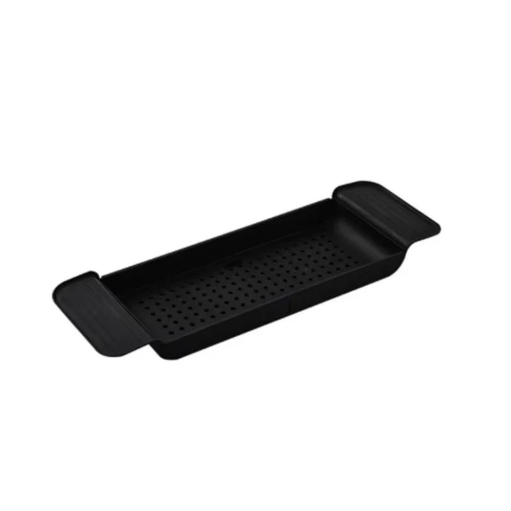 Retractable Bathtub and Kitchen Sink Storage Rack Shelf