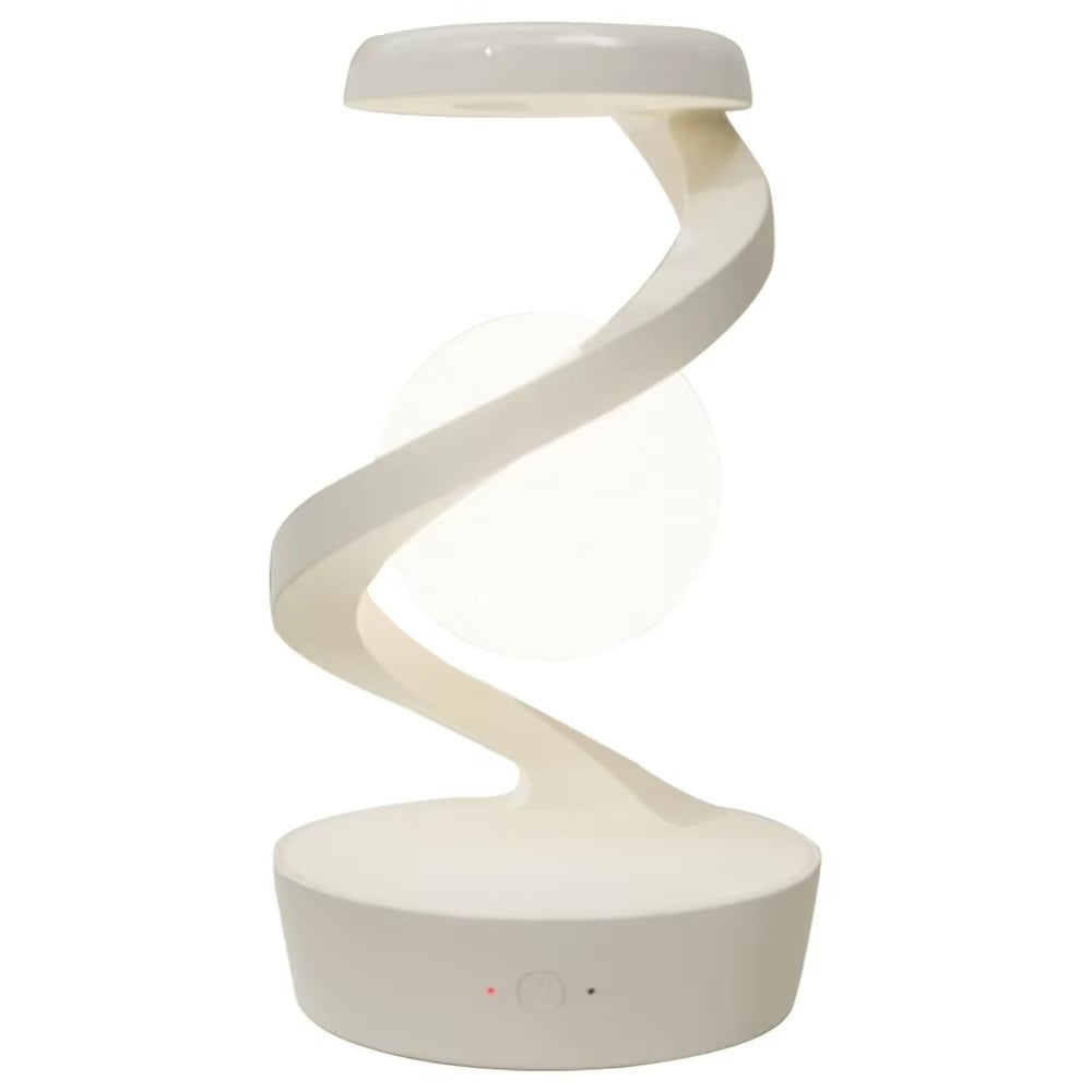 Levitating 3D Moon Lamp with LED RGB Light and Wireless Phone Charger