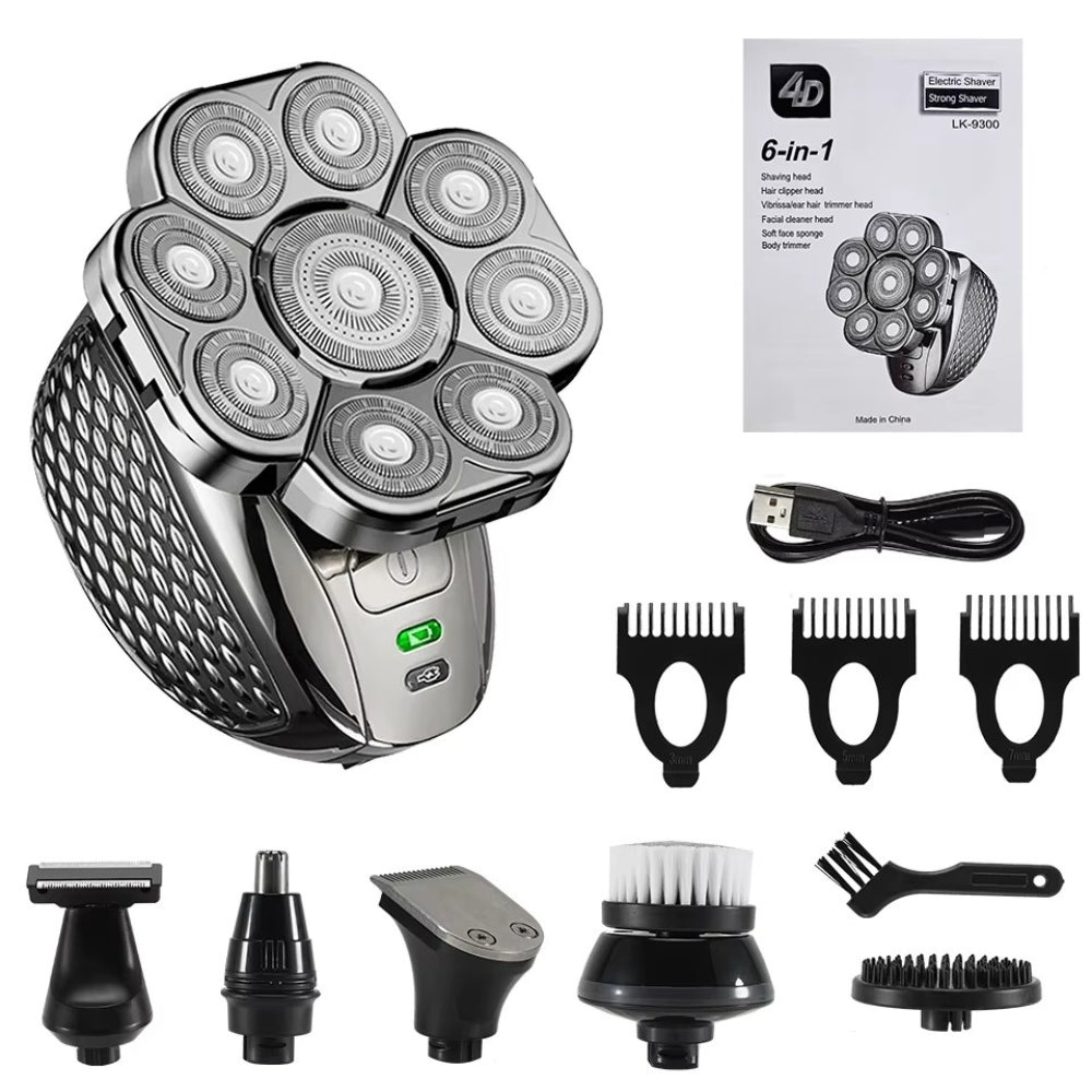 Grooming Kits Men Hair Beard Trimmer Electric Shaving Machine - Rechargeable