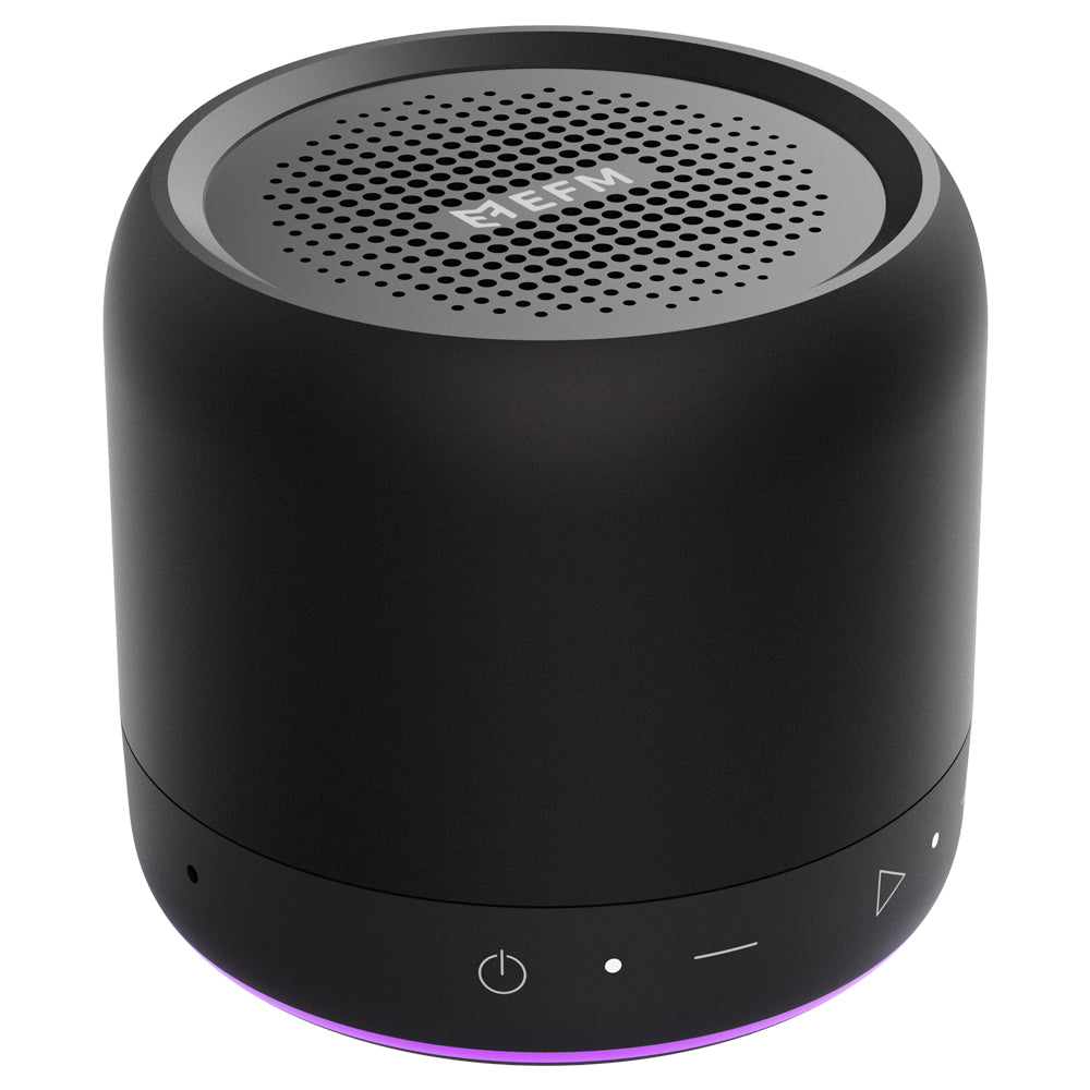 EFM Cloudbreak Mini Bluetooth SpeakerWith Dynamic Lighting Effects - Black