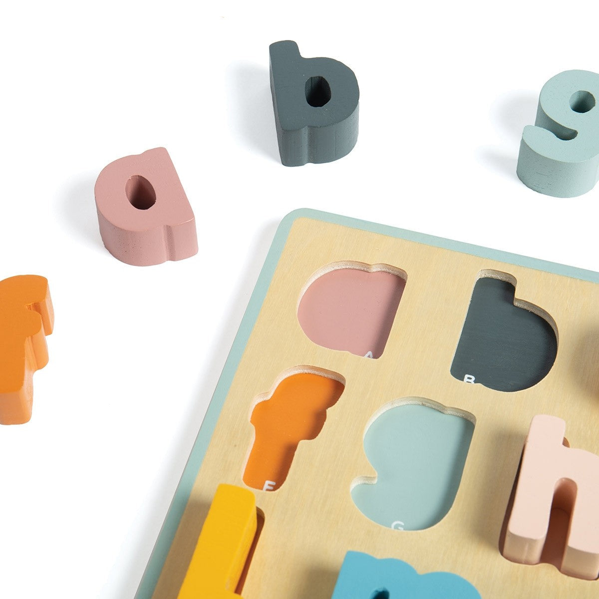 Bigjigs Toys Lowercase abc Puzzle Wooden Alphabet Puzzle for Learning