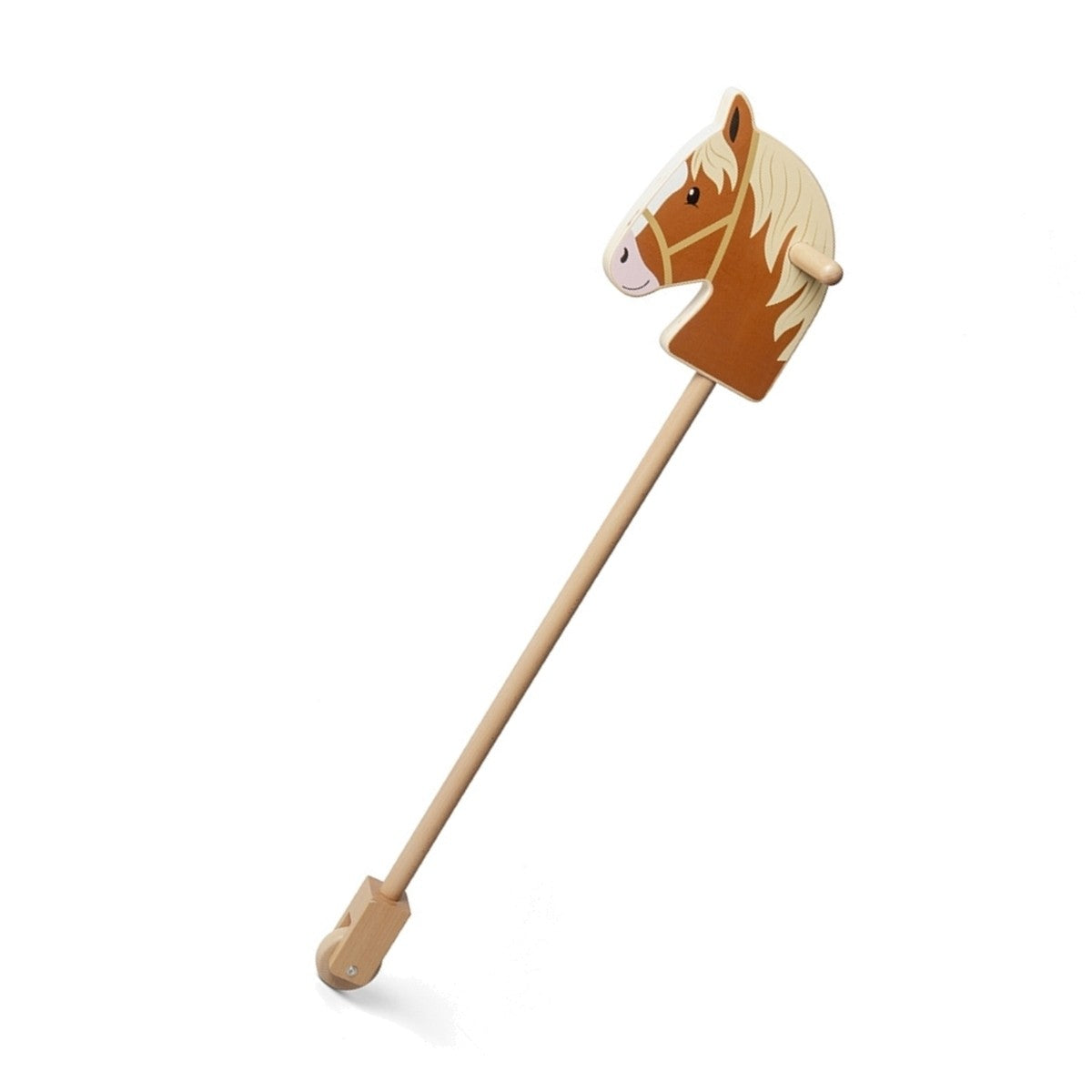 Bigjigs Toys Wooden Hobby Horse Ride-On Toy for Creative & Active Play