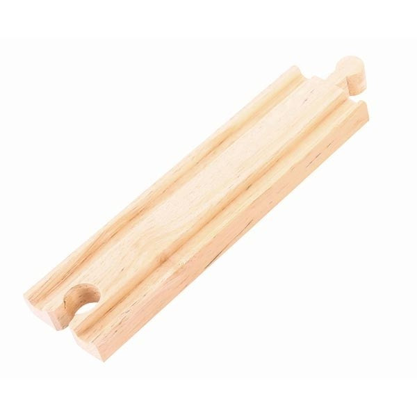 Bigjigs Rail Medium Straights Track Wooden Train Track Expansion Set