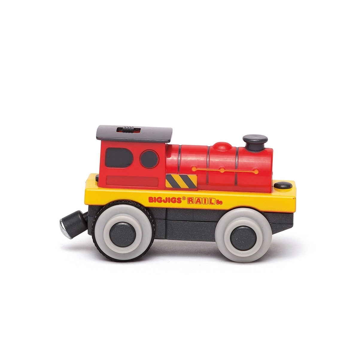Bigjigs Rail Mighty Battery Engine Motorized Wooden Train Engine Red
