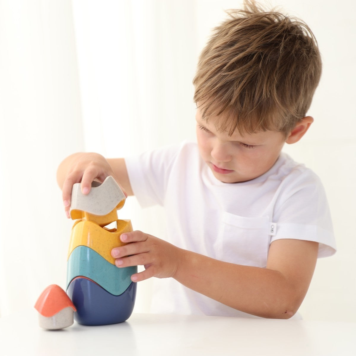 Tolo Toys Bio Stacking & Nesting Egg Educational Toy for Babies and Toddlers