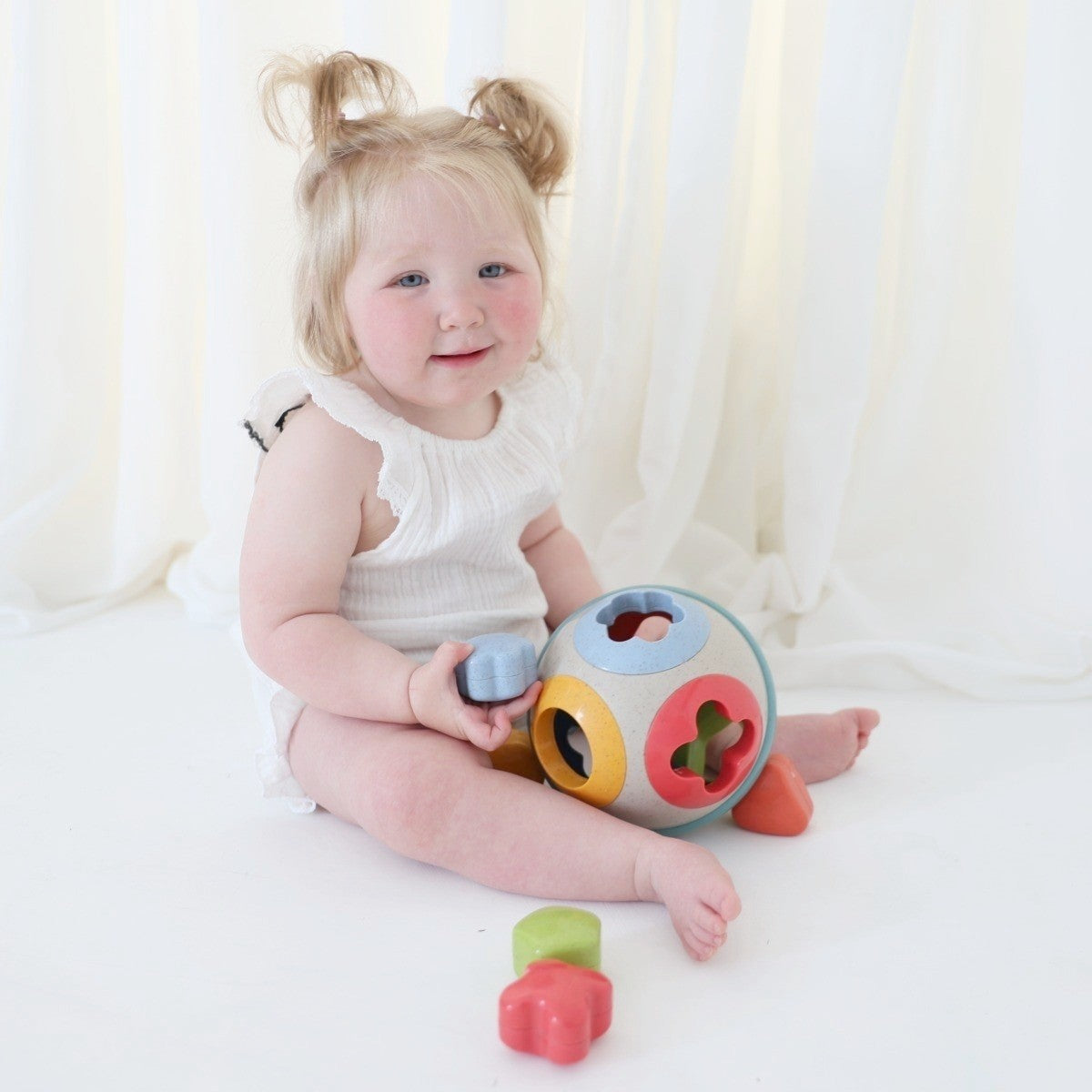Tolo Toys Bio Rolling Ball Shape Sorter organic Educational Toy for Toddlers