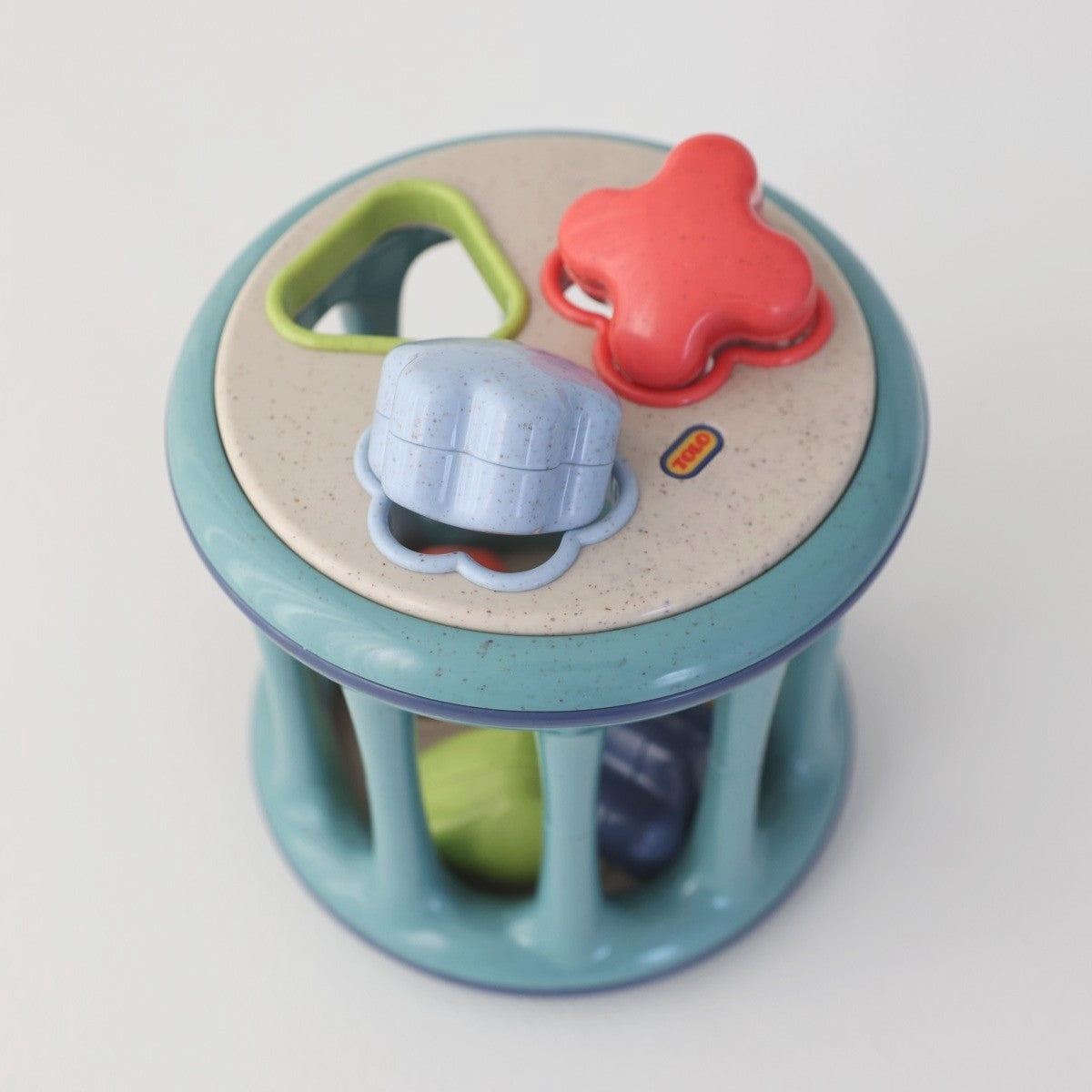 Tolo Toys Organic Rolling Shape Sorter Toy Educational Activity for Toddlers