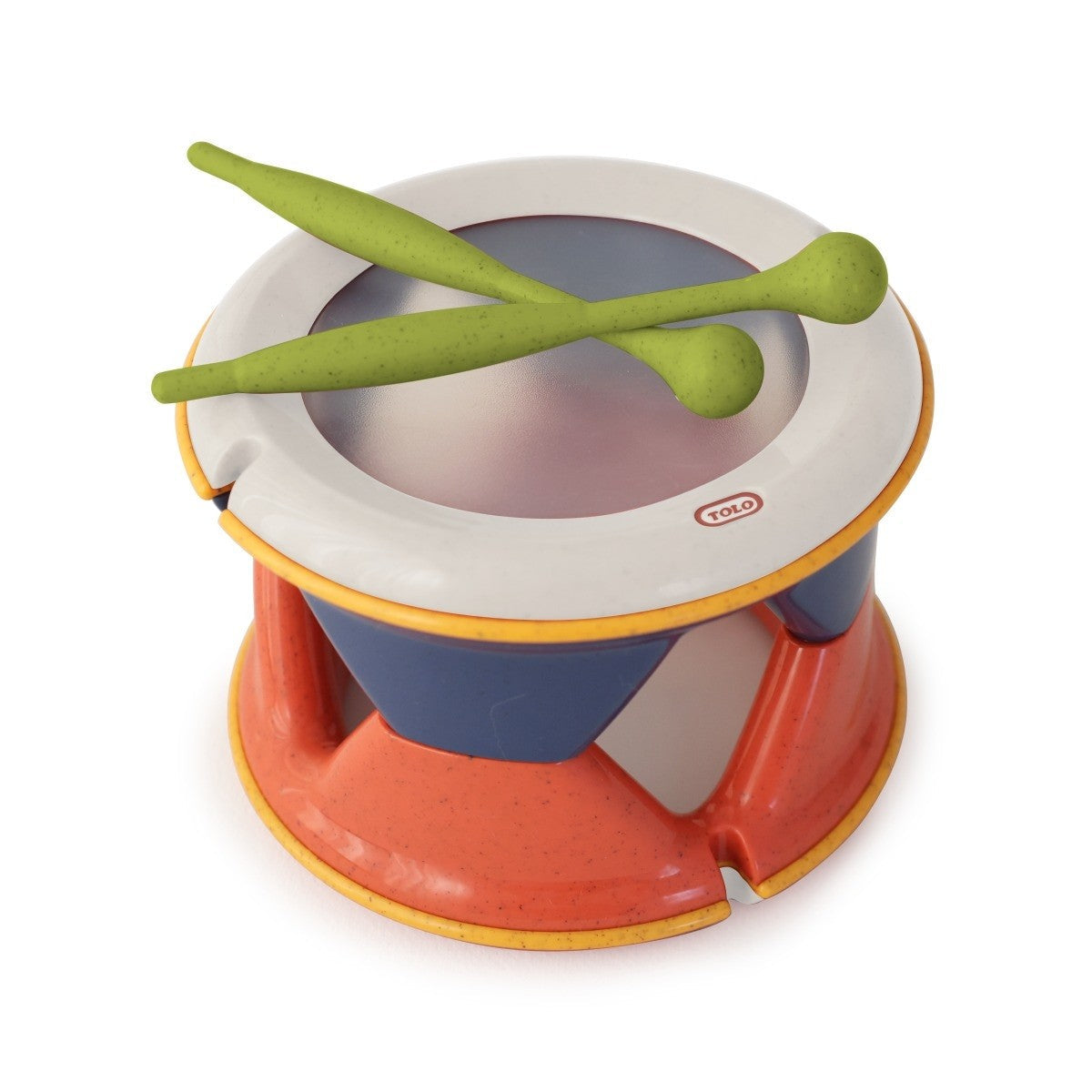 Tolo Toys Bio Classic Drum Musical Toy for Babies and Toddlers Sensory Play