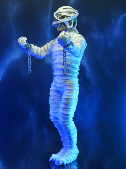 Iron Maiden Eddie Mummy 8" Action Figure Powerslave Anniversary Collectible