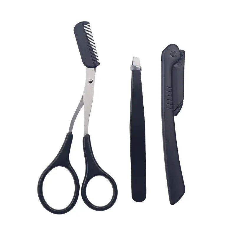 Hansona 3Pcs Elevate  Eyebrow Trimming Set