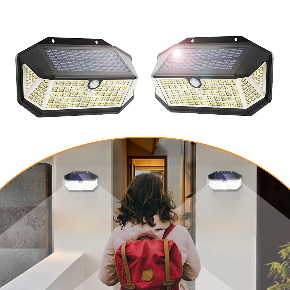 Dimnezz 5-Sided Human Induction Outdoor Garden LED Lamp for Automatic Lighting