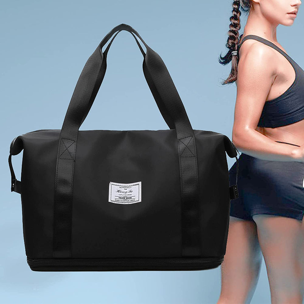 3 IN 1 Foldable and Expandable Large Capacity Travel Bag with Bottom Extension & Multi-Pocket