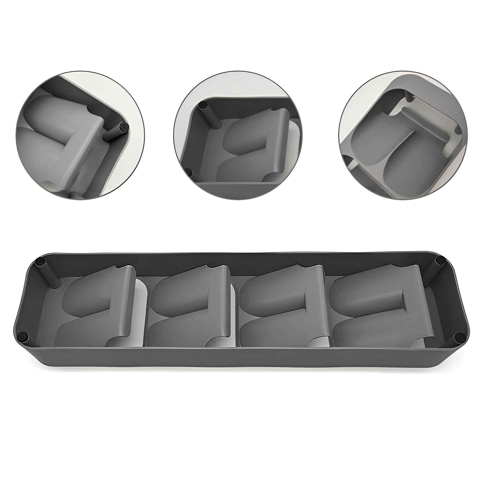 1/2 Pcs 8 Slot Spice Storage Organizer for Kitchen Drawers