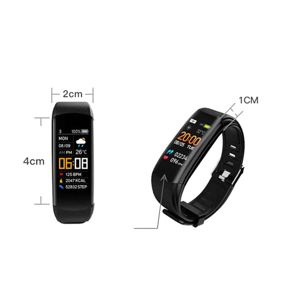 USB Rechargeable Touch Screen Fitness Activity Tracker Smartwatch