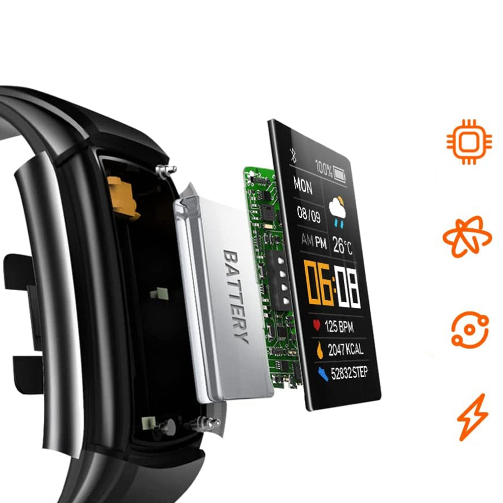 USB Rechargeable Touch Screen Fitness Activity Tracker Smartwatch