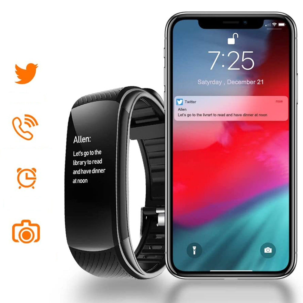 USB Rechargeable Touch Screen Fitness Activity Tracker Smartwatch