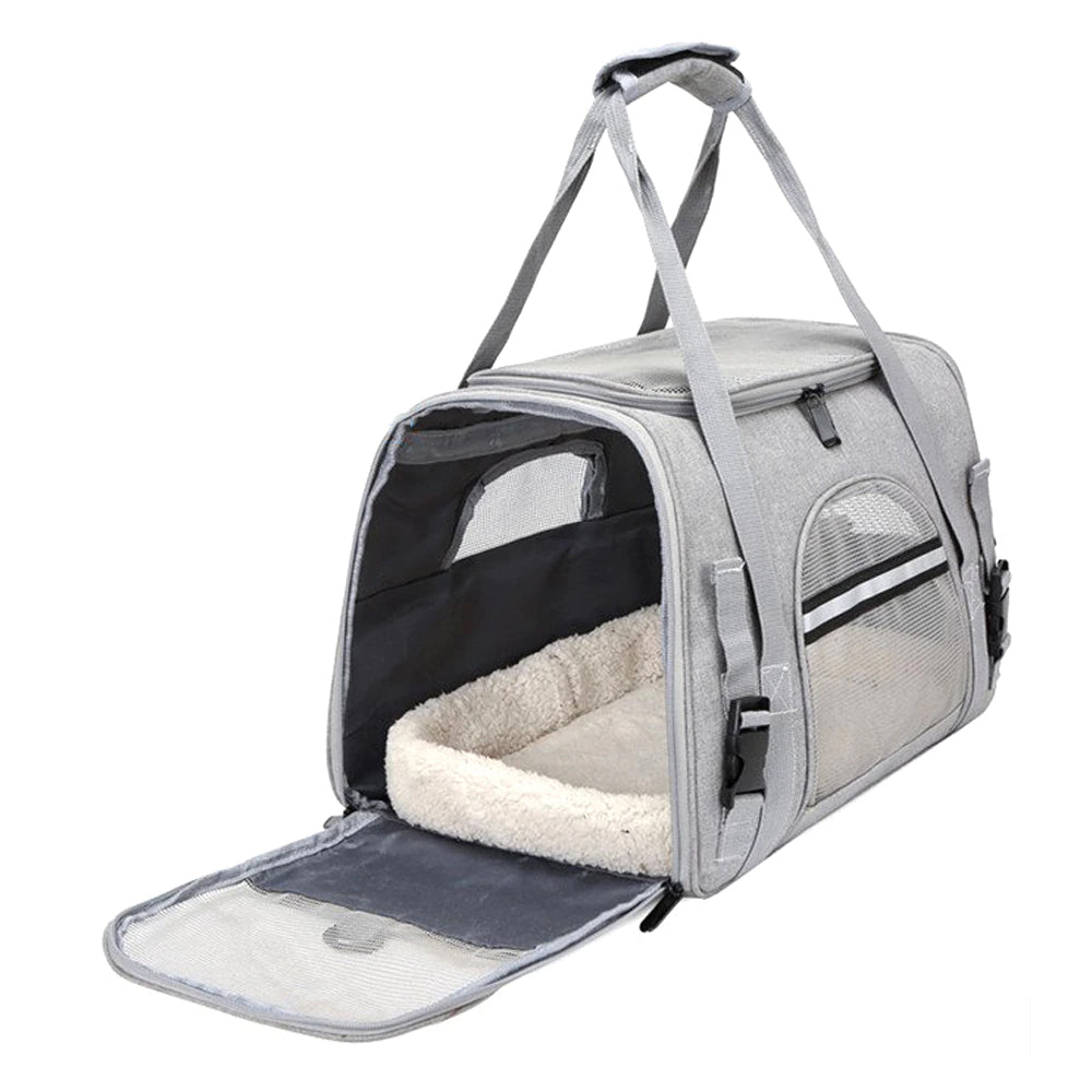 Breathable and Foldable Pet Carrier Safety Pet Travel Handbag