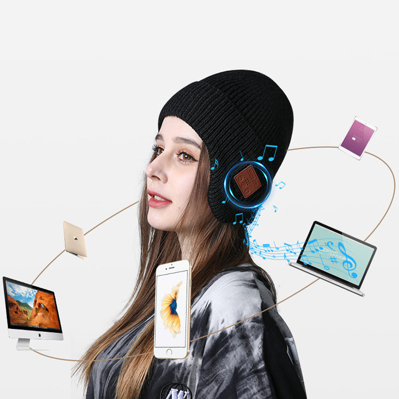 Binaural Washable Wireless Musical Hat - USB Rechargeable