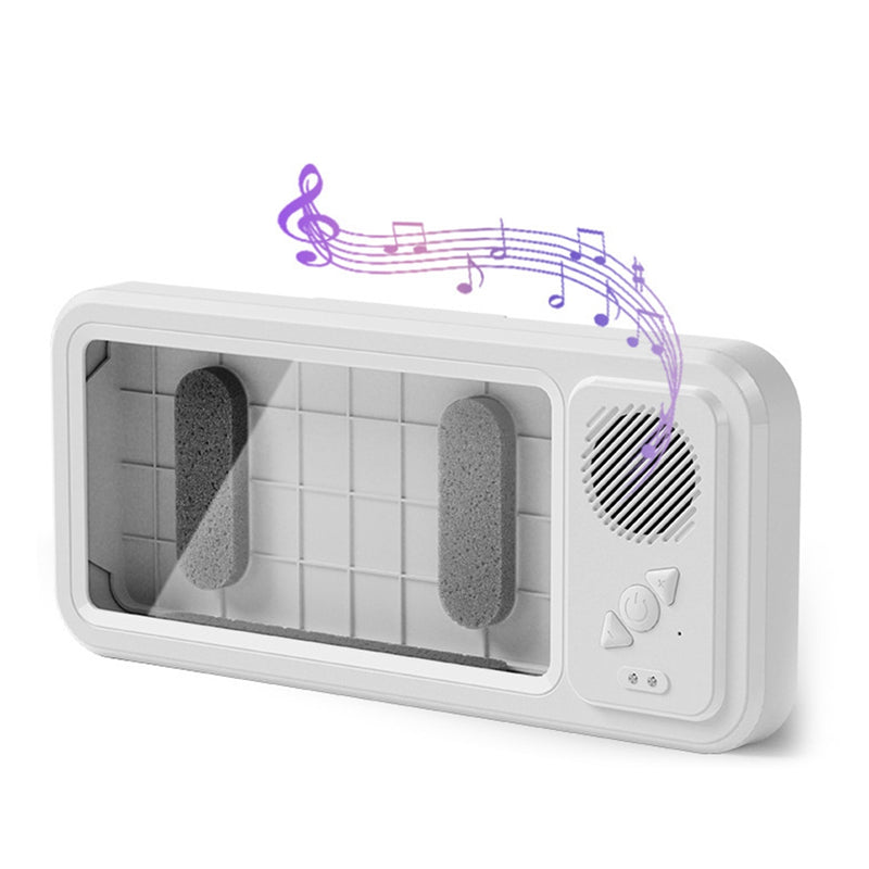 Rotating Waterproof Wall Mounted Phone Holder- USB Rechargeable