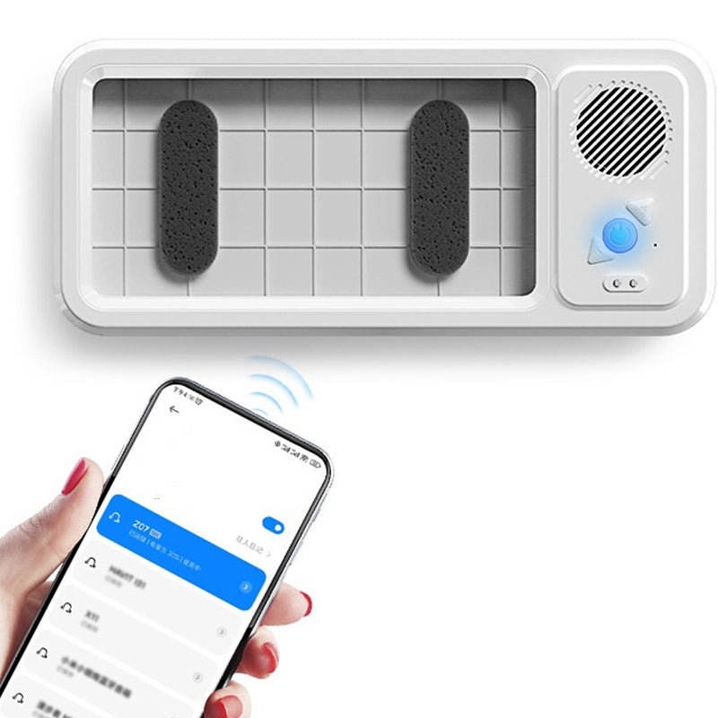 Rotating Waterproof Wall Mounted Phone Holder- USB Rechargeable