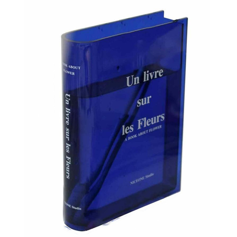 Clear Book Vase Artistic and Cultural Decor Acrylic Vase