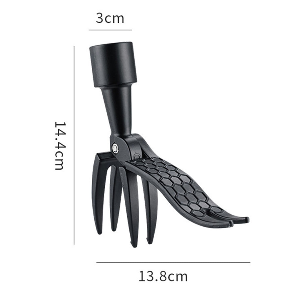Stand Up Weed Puller Tool 4 Claws Manual Weeder Root Remover