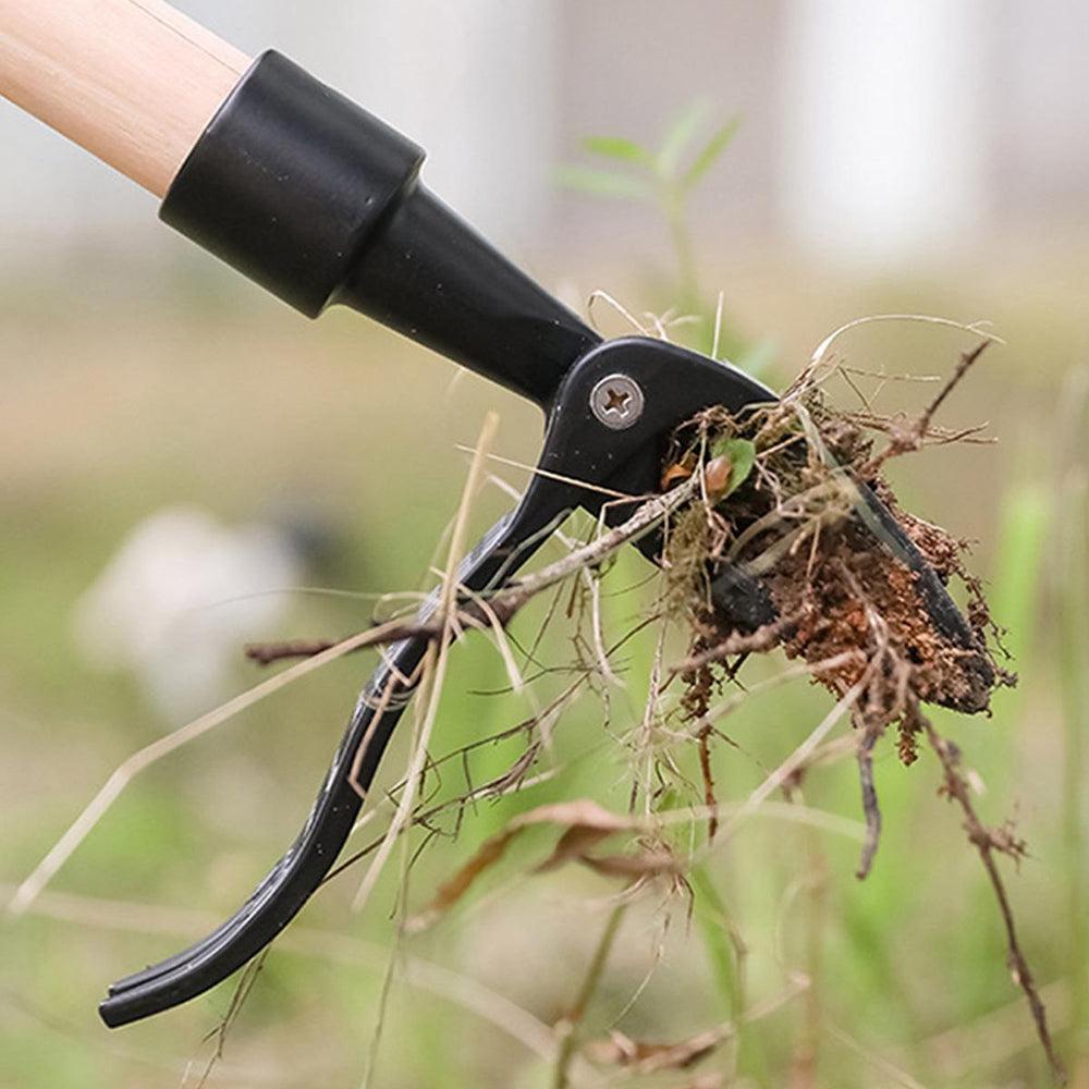 Stand Up Weed Puller Tool 4 Claws Manual Weeder Root Remover