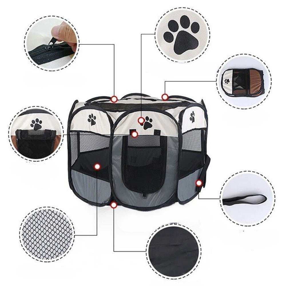 Multi-Functional Portable Pet Tent for Indoor and Outdoor