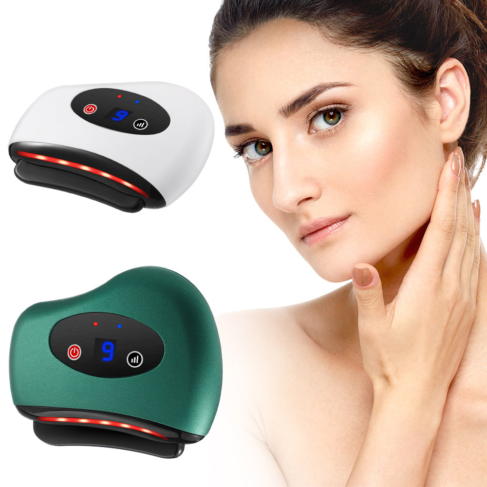 Electric Bian Stone Gua Sha Board Massager USB-Rechargeable