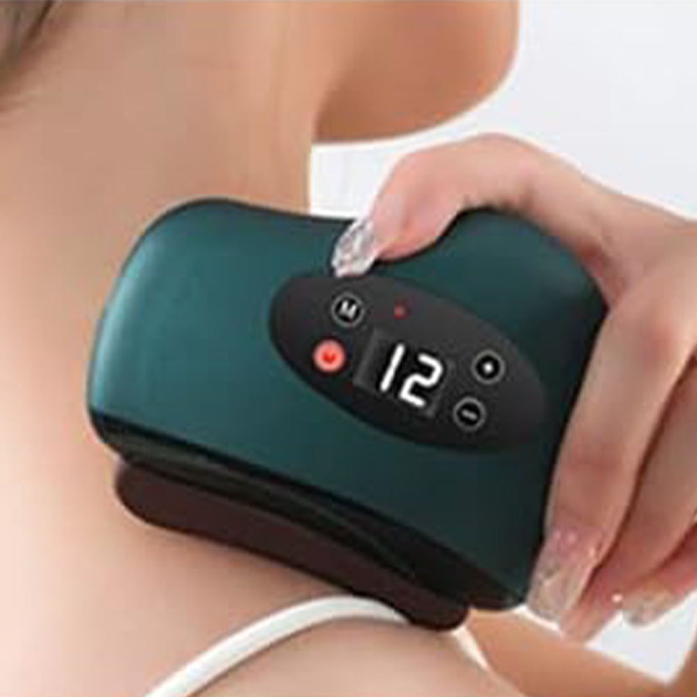 Electric Bian Stone Gua Sha Board Massager USB-Rechargeable