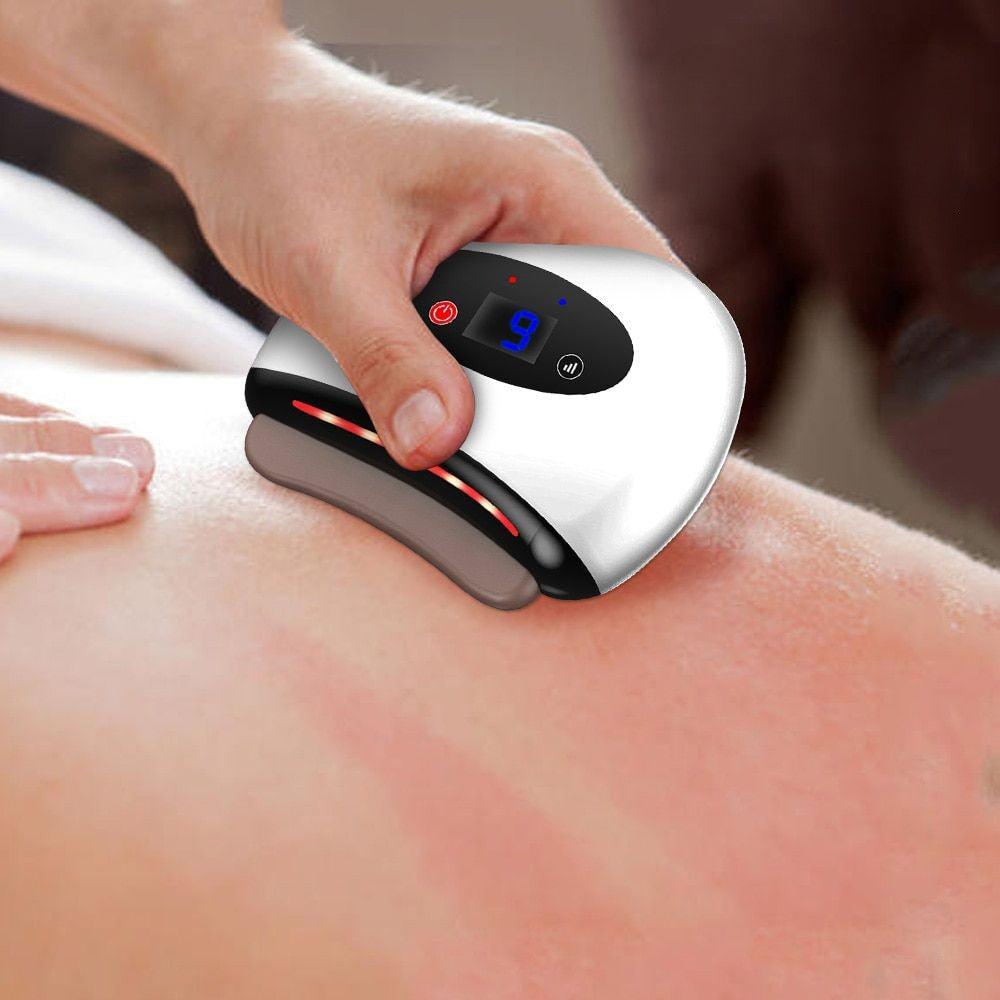 Electric Bian Stone Gua Sha Board Massager USB-Rechargeable